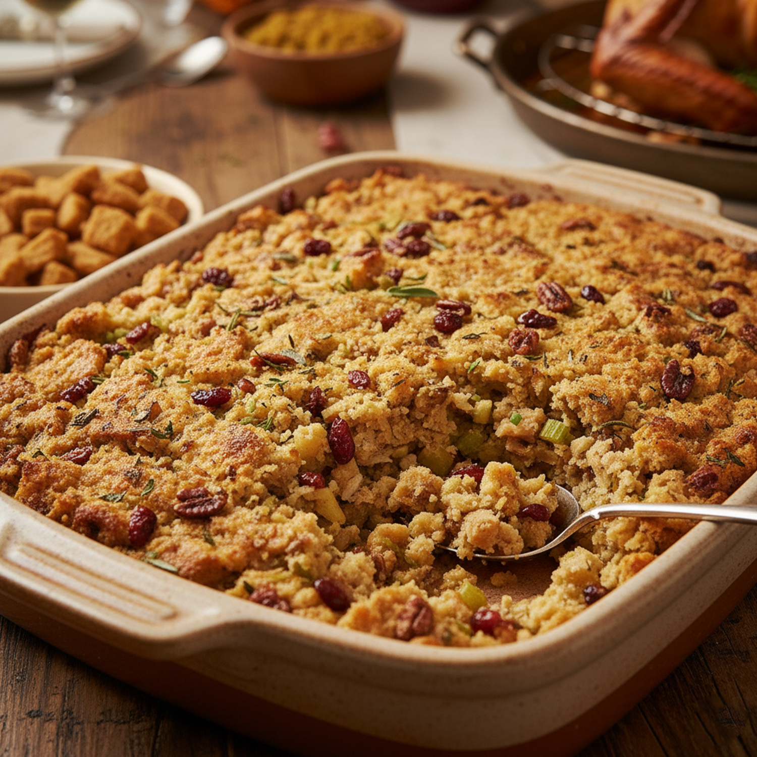 Farce pour dinde Thanksgiving